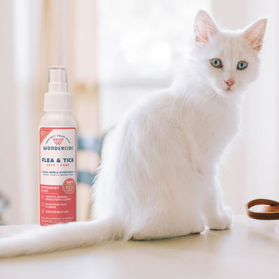 Wondercide Peppermint Flea & Tick Spray for Pets + Home with Natural Essential Oils