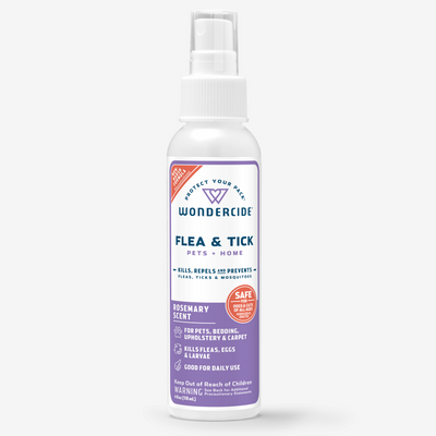 Wondercide Rosemary Flea & Tick Spray for Pets + Home with Natural Essential Oils