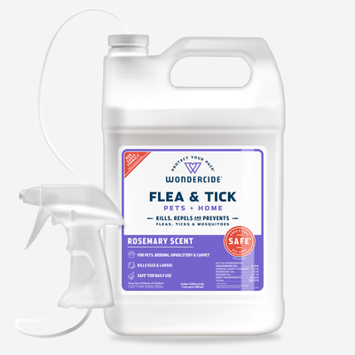 Wondercide 128 oz. Rosemary Flea & Tick Spray for Pets + Home with Natural Essential Oils