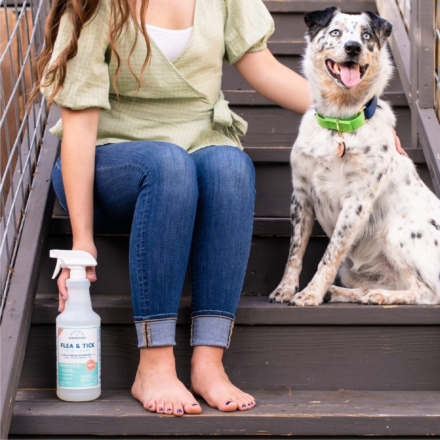 Wondercide 128 oz. Cedarwood Flea & Tick Spray for Pets + Home with Natural Essential Oils