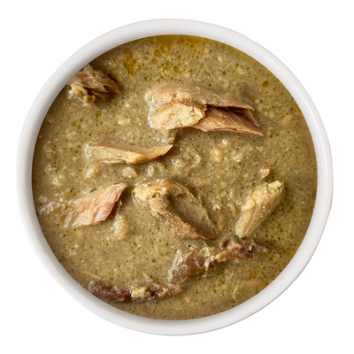 Salmon & Mackerel Shreds in Broth