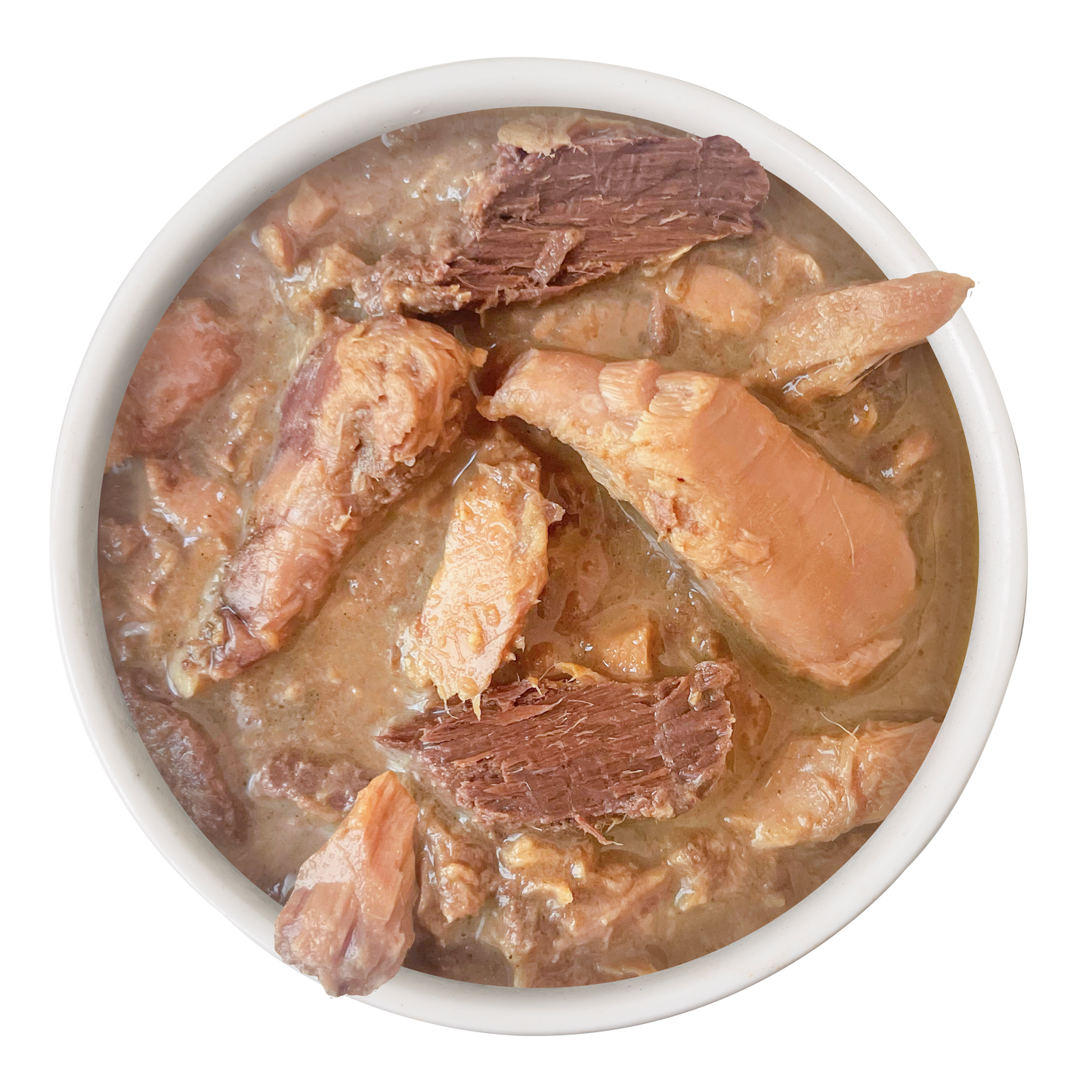 Tuna & Salmon Shreds in Broth