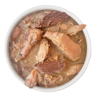 Tuna & Salmon Shreds in Broth