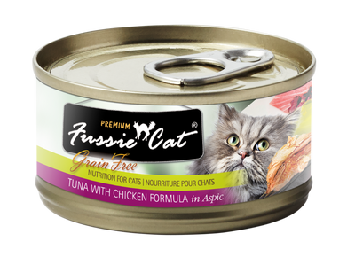 Fussie Cat Tuna & Chicken Wet Cat Food, Case of 24