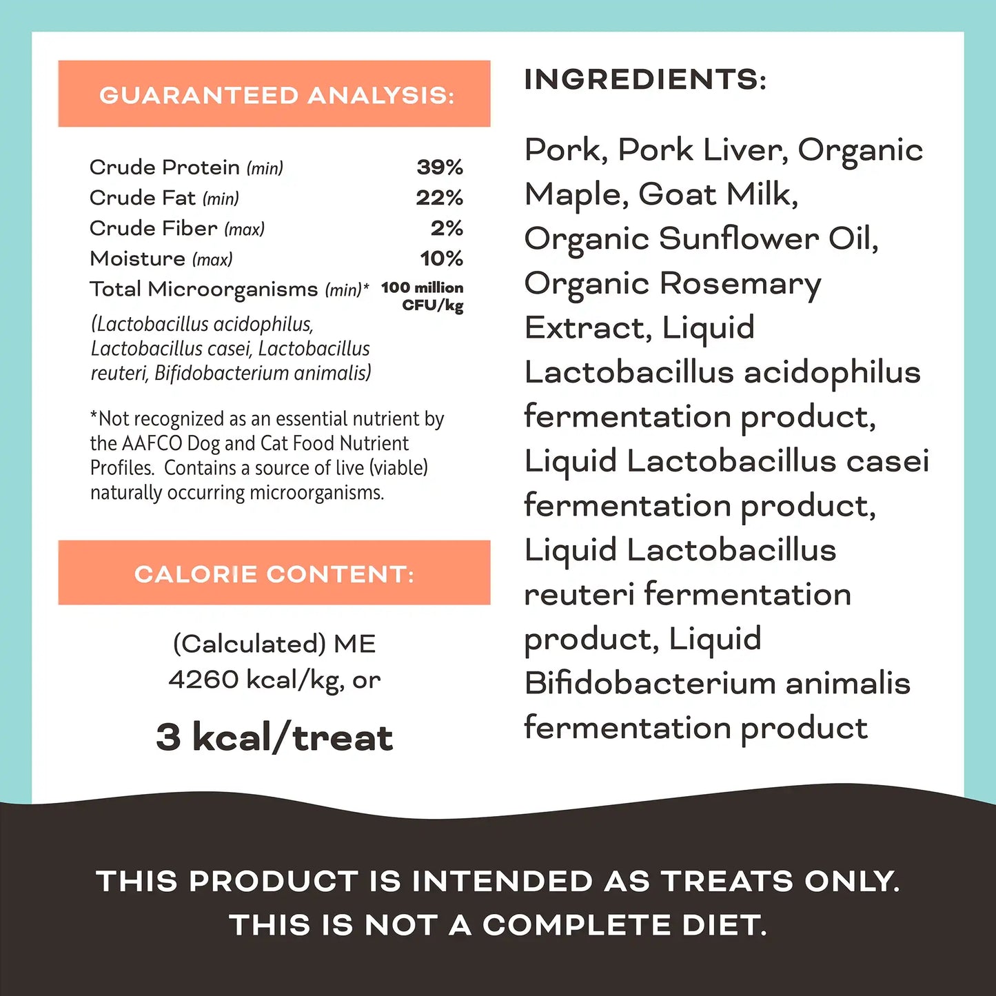Primal Freeze-Dried Raw Dog Treats - You Maple My Day