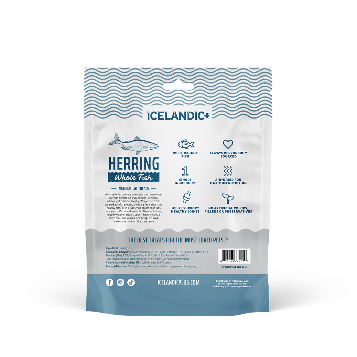 Herring Whole Fish Cat Treats