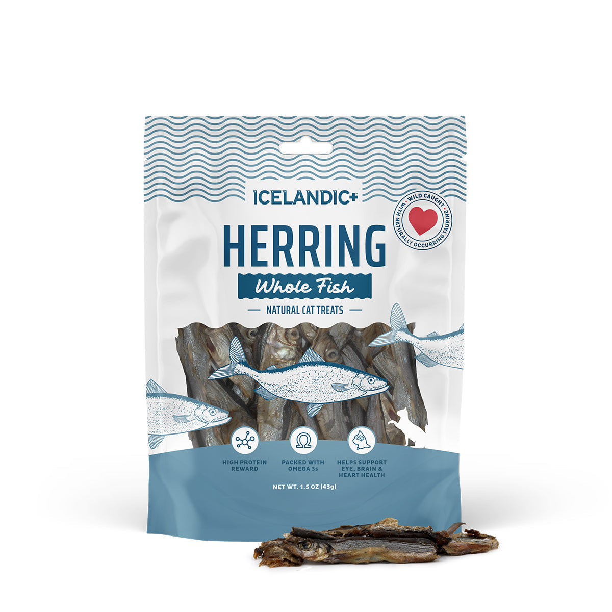 Herring Whole Fish Cat Treats