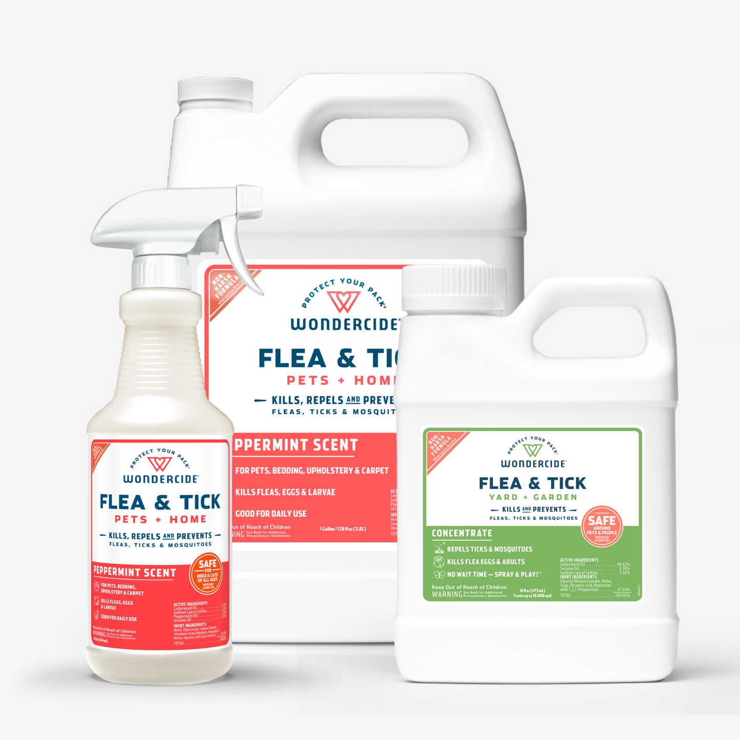 Wondercide Home Treatment Kit | Flea & Tick Spray with Natural Essential Oils