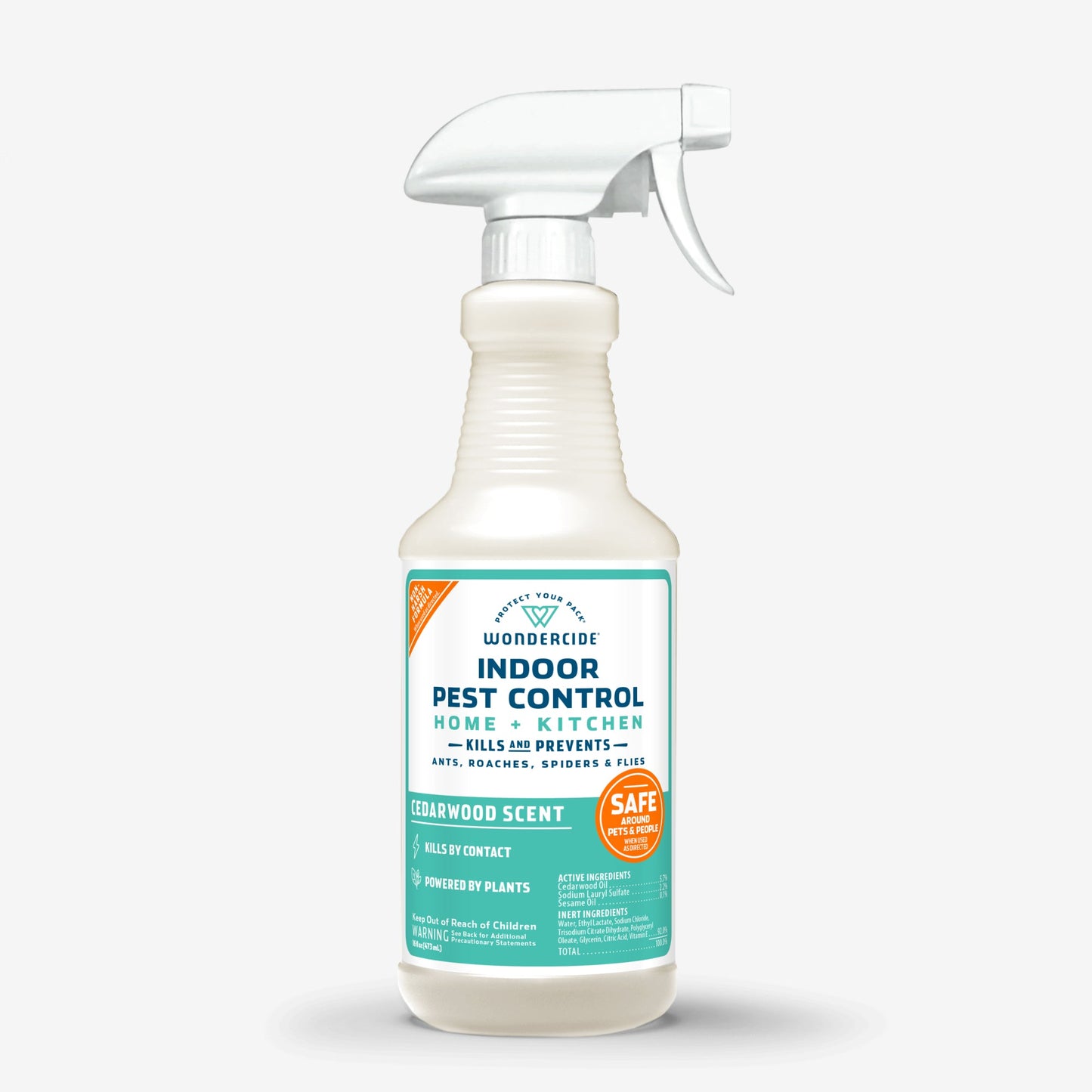 Wondercide Cedarwood Indoor Pest Control for Home + Kitchen with Natural Essential Oils