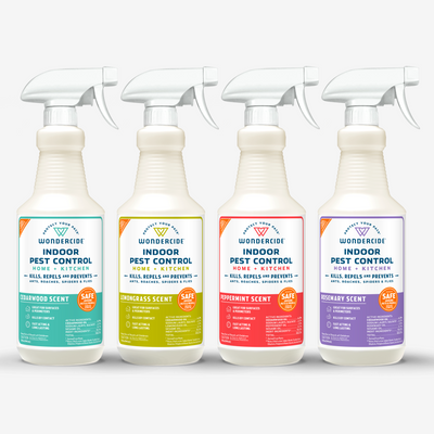 Wondercide Indoor Pest Control for Home + Kitchen with Natural Essential Oils