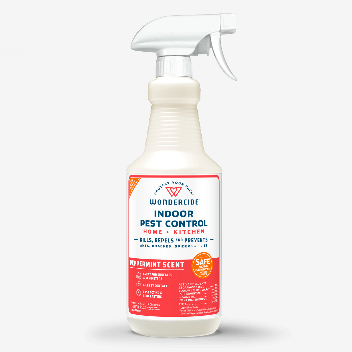 Wondercide Indoor Pest Control for Home + Kitchen with Natural Essential Oils
