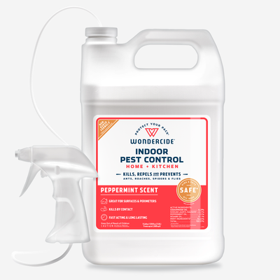 Wondercide 128 oz. Peppermint Indoor Pest Control for Home + Kitchen with Natural Essential Oils