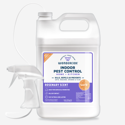 Wondercide 128 oz. Rosemary Indoor Pest Control for Home + Kitchen with Natural Essential Oils
