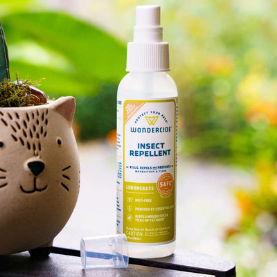 Wondercide Lemongrass Insect Repellent for Family with Natural Essential Oils