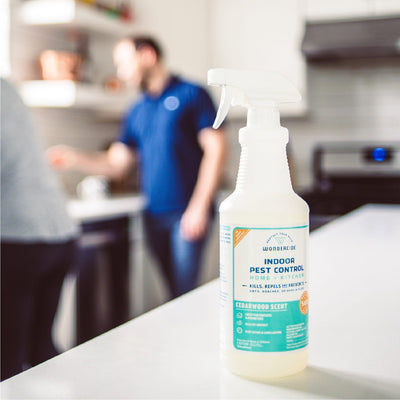 Wondercide 128 oz. Cedarwood Indoor Pest Control for Home + Kitchen with Natural Essential Oils