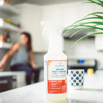 Wondercide 128 oz. Peppermint Indoor Pest Control for Home + Kitchen with Natural Essential Oils
