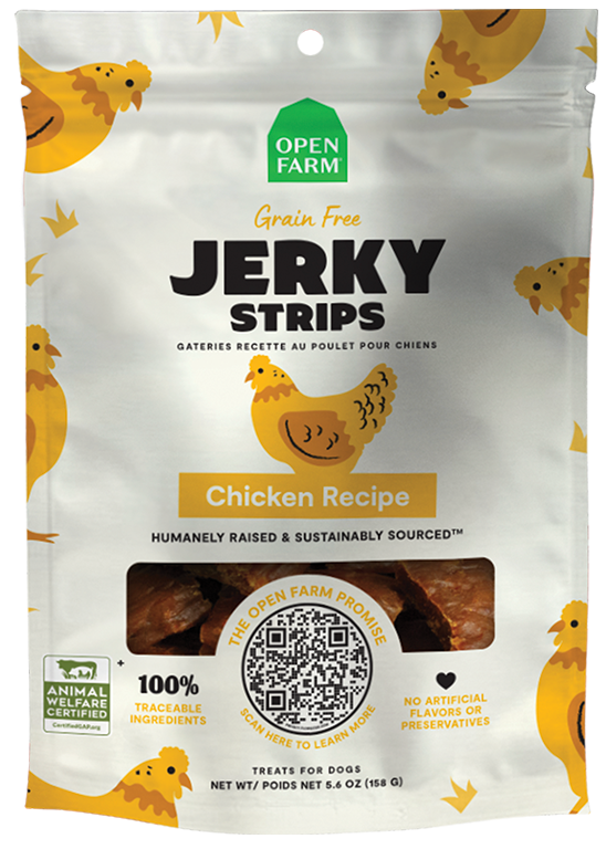 Open Farm Grain-Free Chicken Jerky Strips