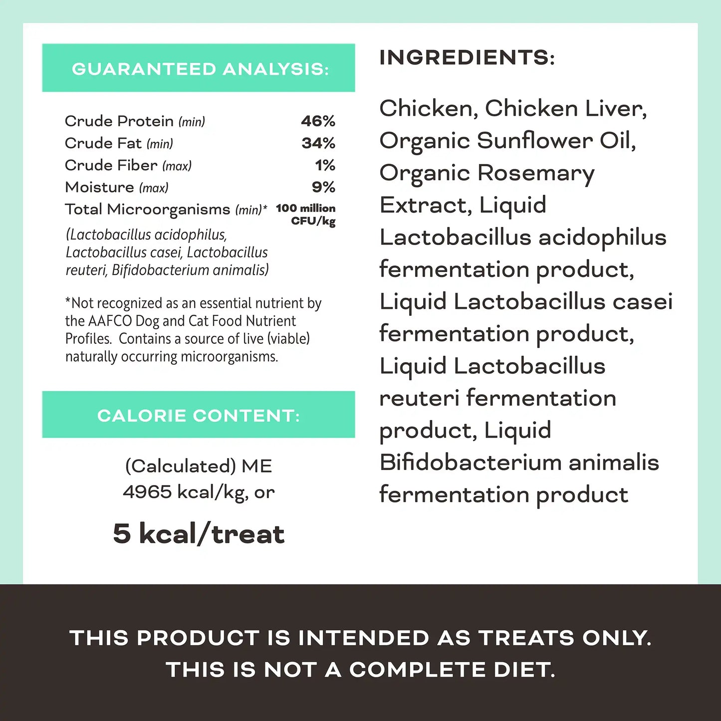 Primal Liver Laugh Love Freeze-Dried Treats for Dogs - Chicken Liver Recipe