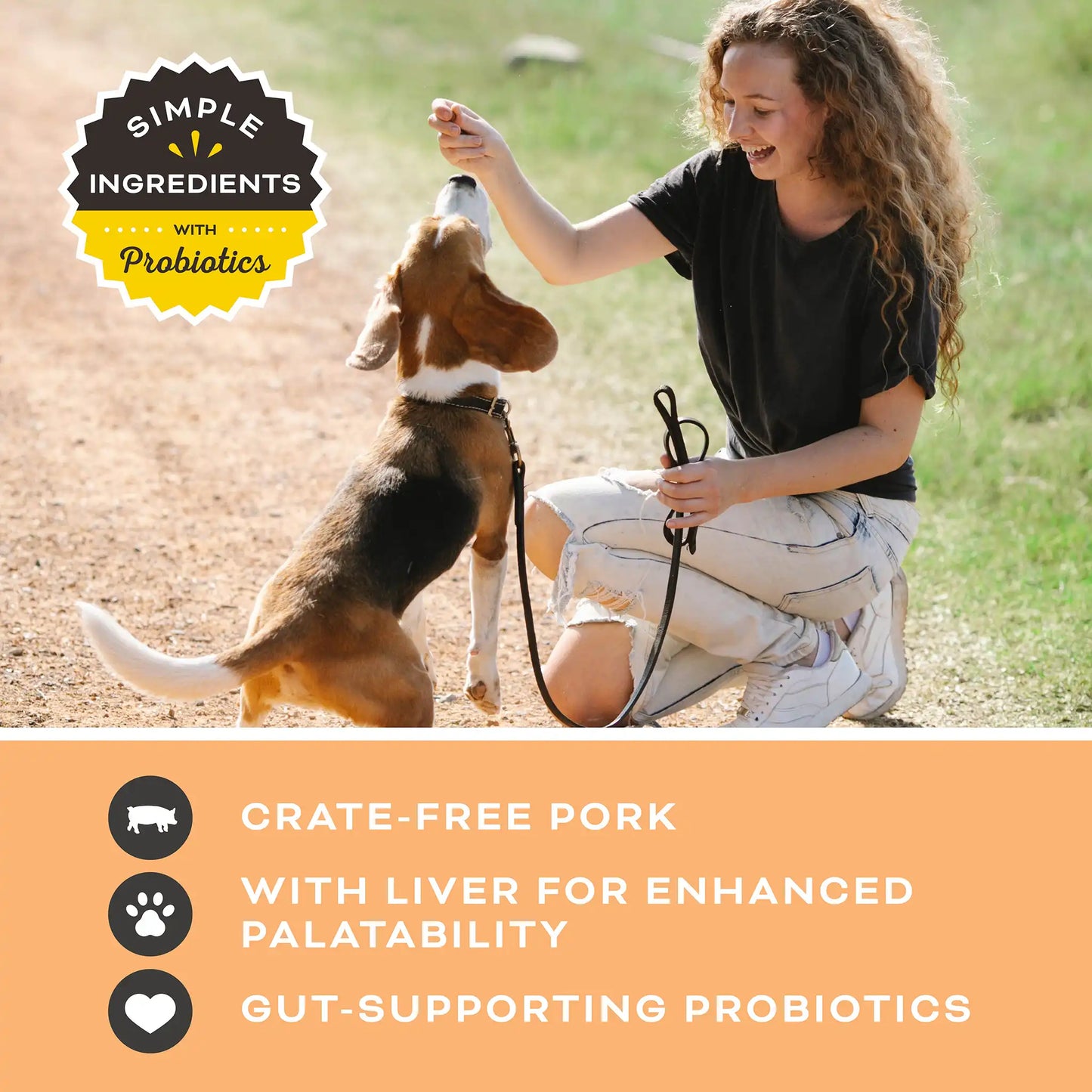 Primal Liver Laugh Love Freeze-Dried Treats for Dogs -Pork Liver Recipe