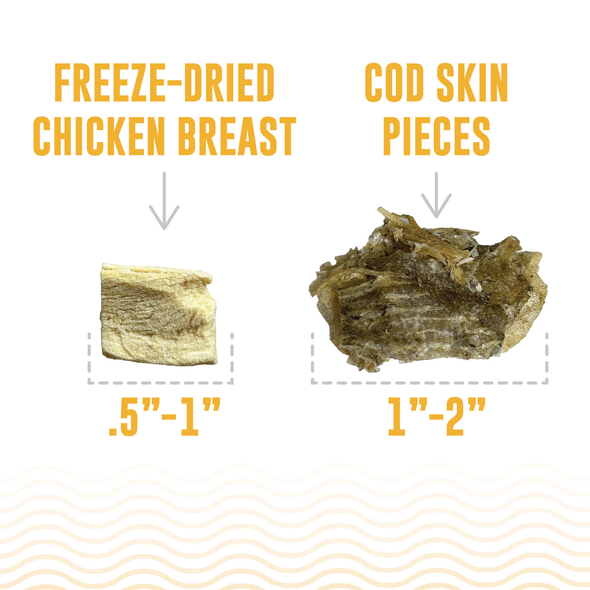 Land & Sea Cod Skin & Freeze-Dried Chicken Treats for Dogs