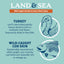 Land & Sea Cod Skin & Freeze-Dried Turkey Treats for Dogs