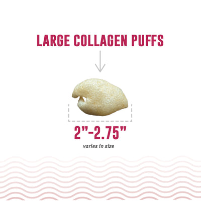 Beef Collagen Puffs with Kelp Treats for Dogs - 2.5oz