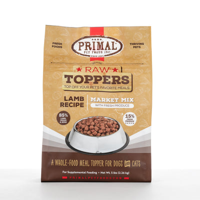 Primal Market Mix Raw Topper for Cat & Dog - Lamb Recipe