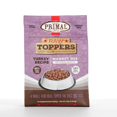 Primal Market Mix Raw Topper for Cat & Dog - Turkey Recipe