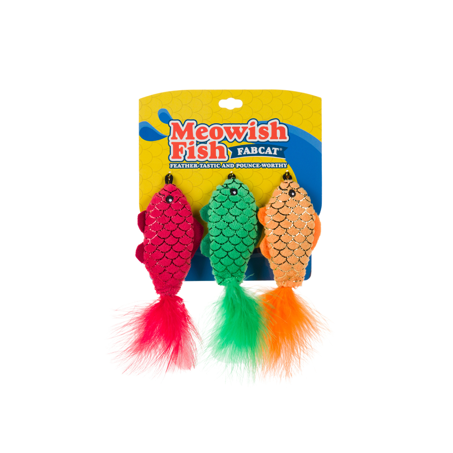 Meowish Fish Foodie 3-Pack Cat Toy