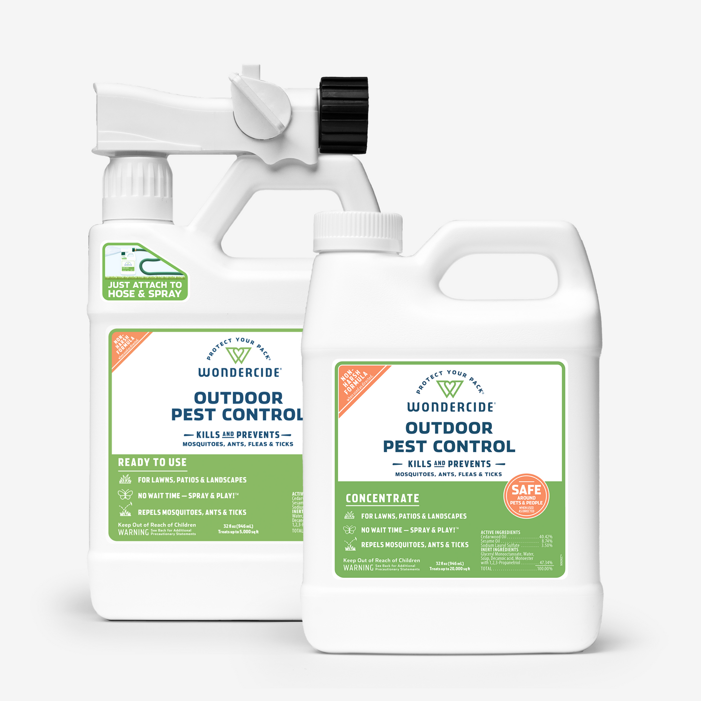 Wondercide Mosquito Yard Spray Refill Starter Kit with Natural Essential Oils