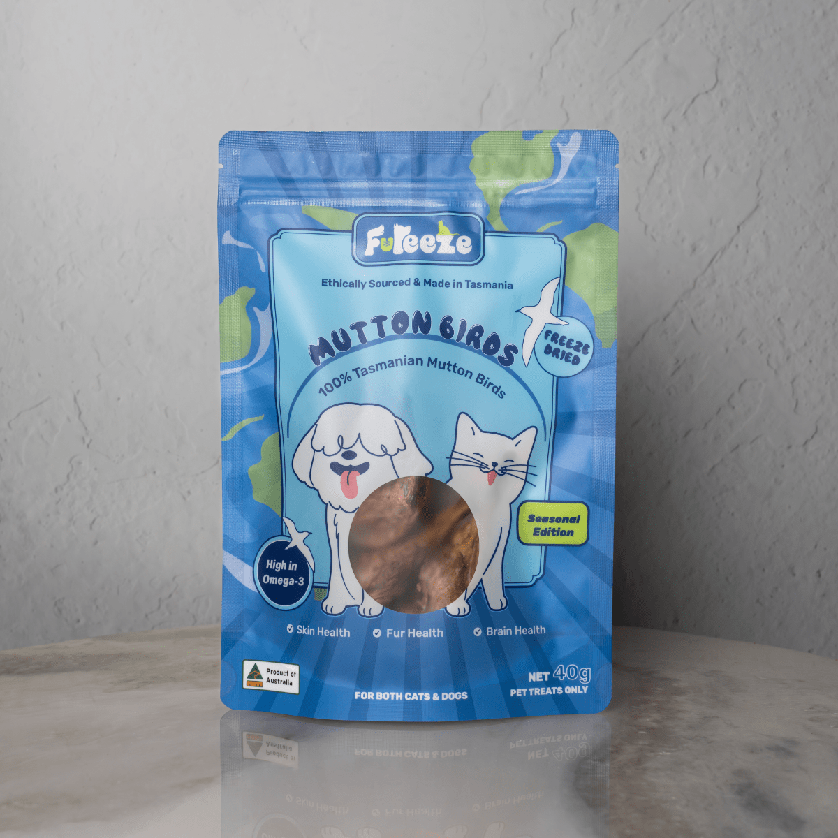 Freeze Dried Mutton Bird 40g