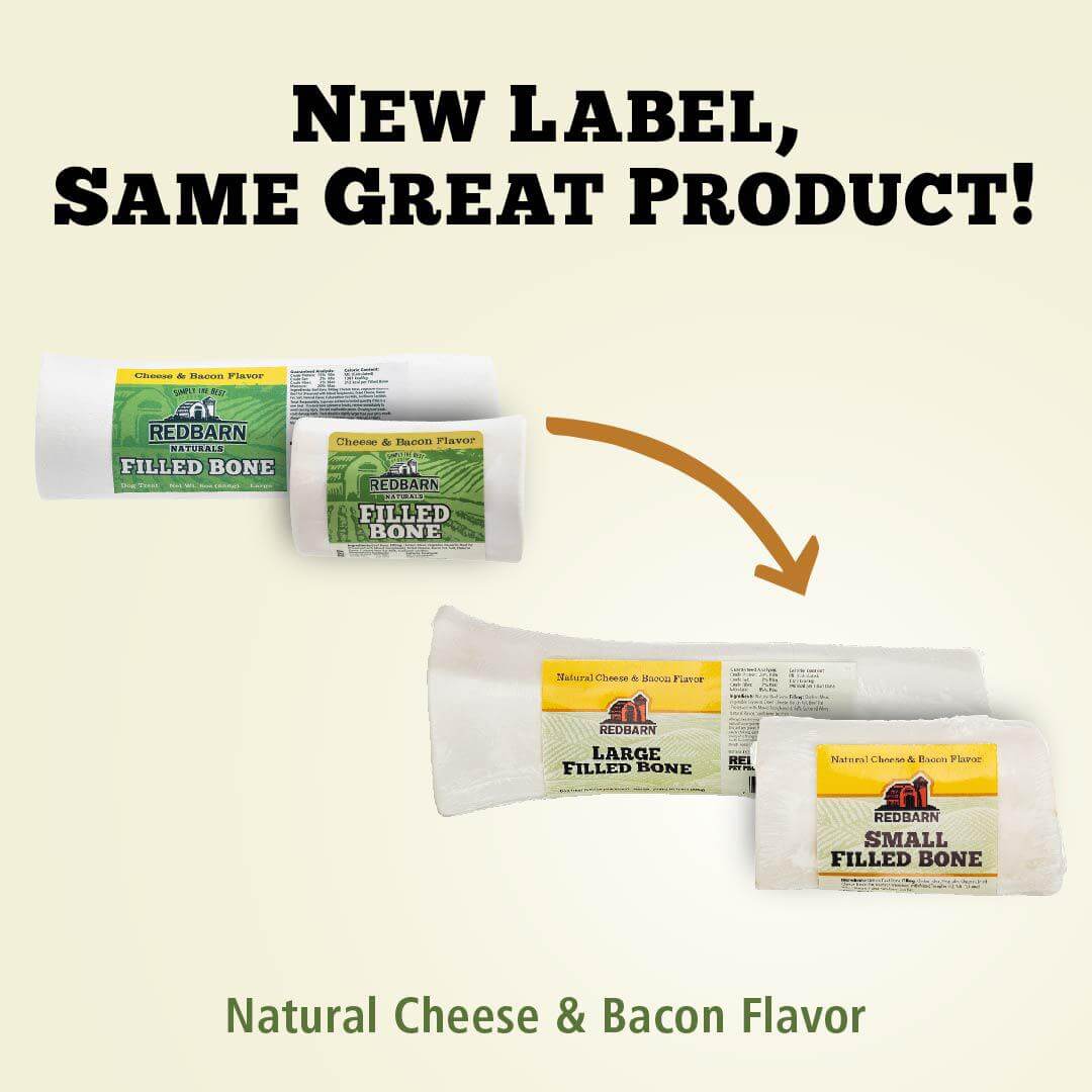 Filled Bone Natural Cheese & Bacon Flavor