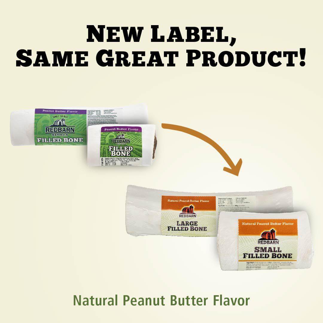 Filled Bone Natural Peanut Butter Flavor