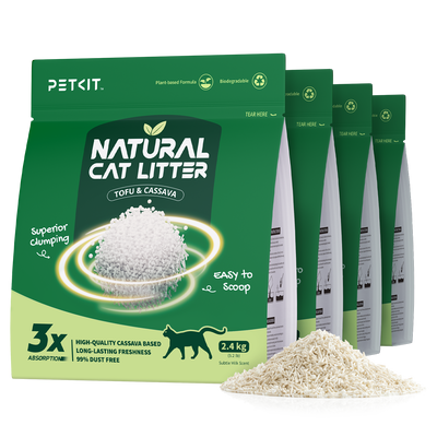 PetKit Natural Cat Litter - 4 Bags