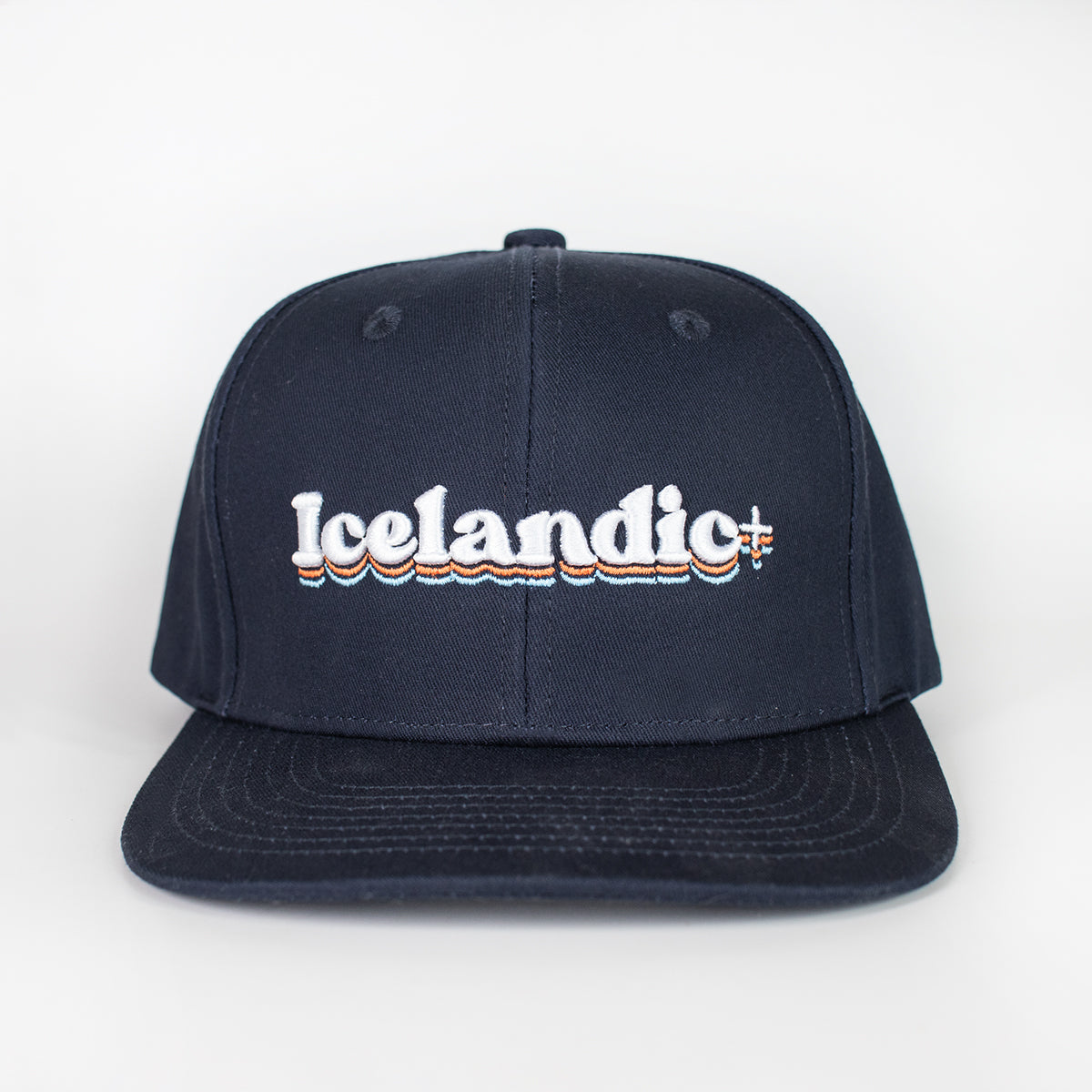 Vintage Iceland Blue Snap Back Hat
