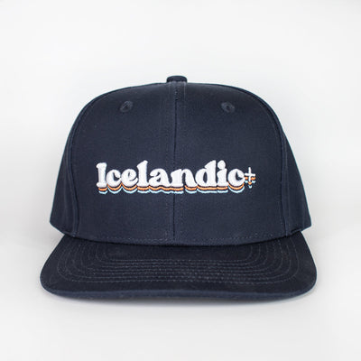 Vintage Iceland Blue Snap Back Hat