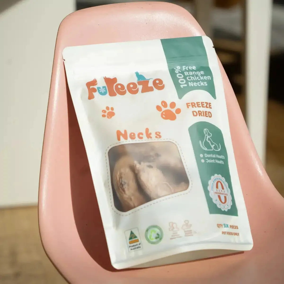 Freeze Dried Free Range Chicken Necks