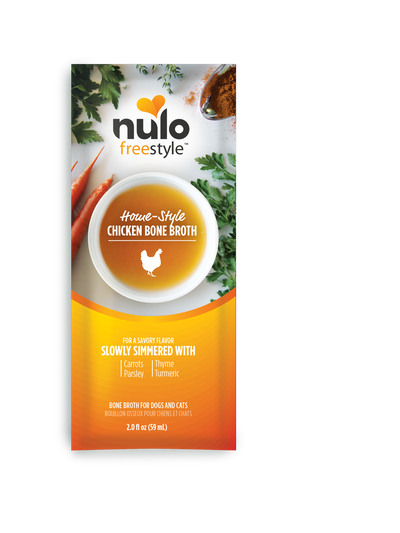 Nulo Freestyle Organic Chicken Bone Broth Recipe Dog & Cat Food Topper