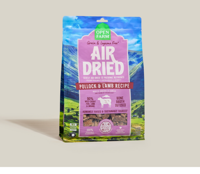 Open Farm Pollock & Lamb Air Dried Recipe for Dogs