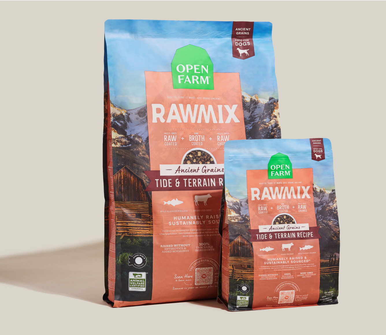 Open Farm RawMix Tide & Terrain Ancient Grains Dog Kibble