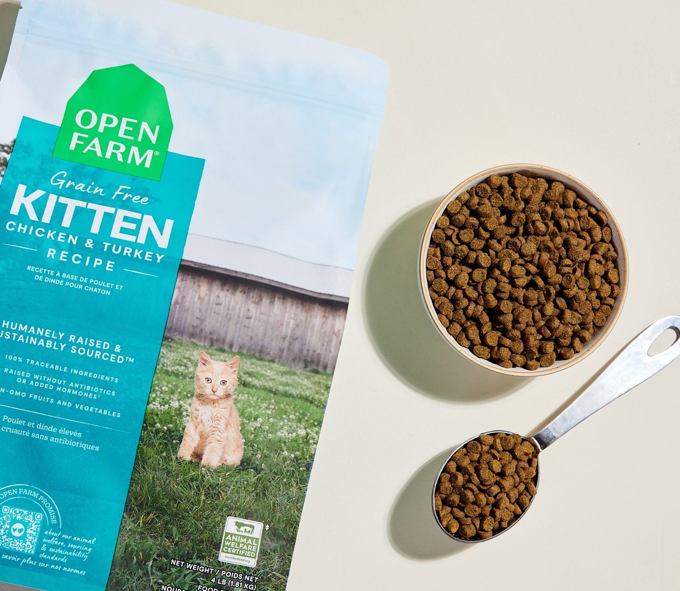 Open Farm Chicken & Turkey Grain-Free Kitten Kibble