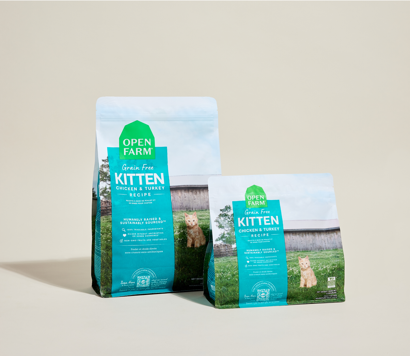 Open Farm Chicken & Turkey Grain-Free Kitten Kibble