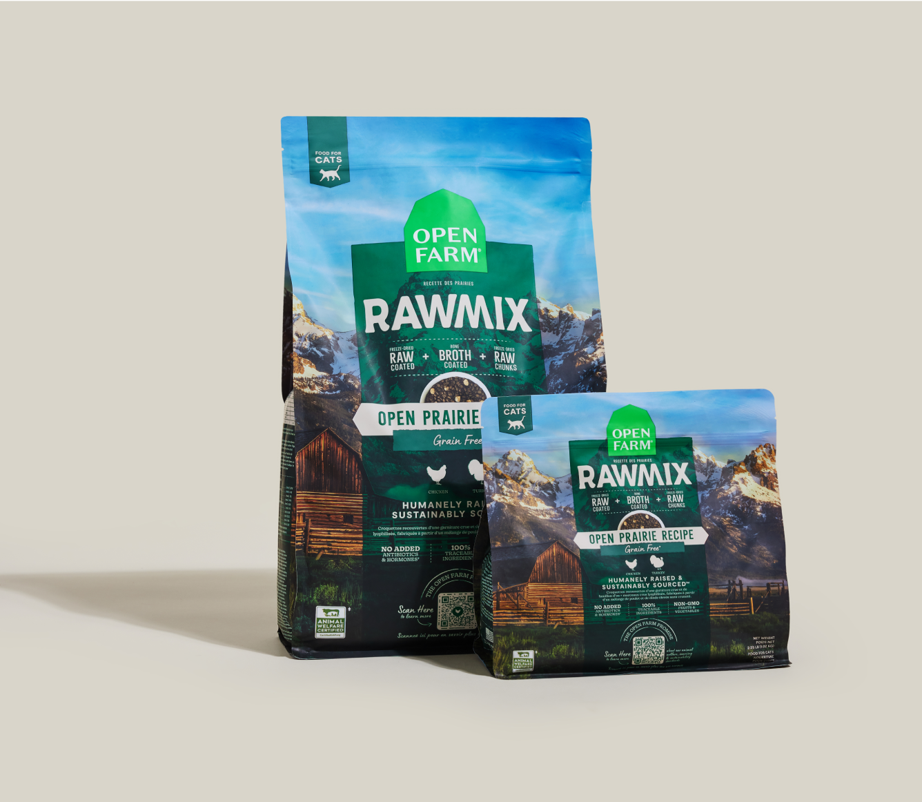Open Farm RawMix Open Prairie Grain-Free Cat Kibble