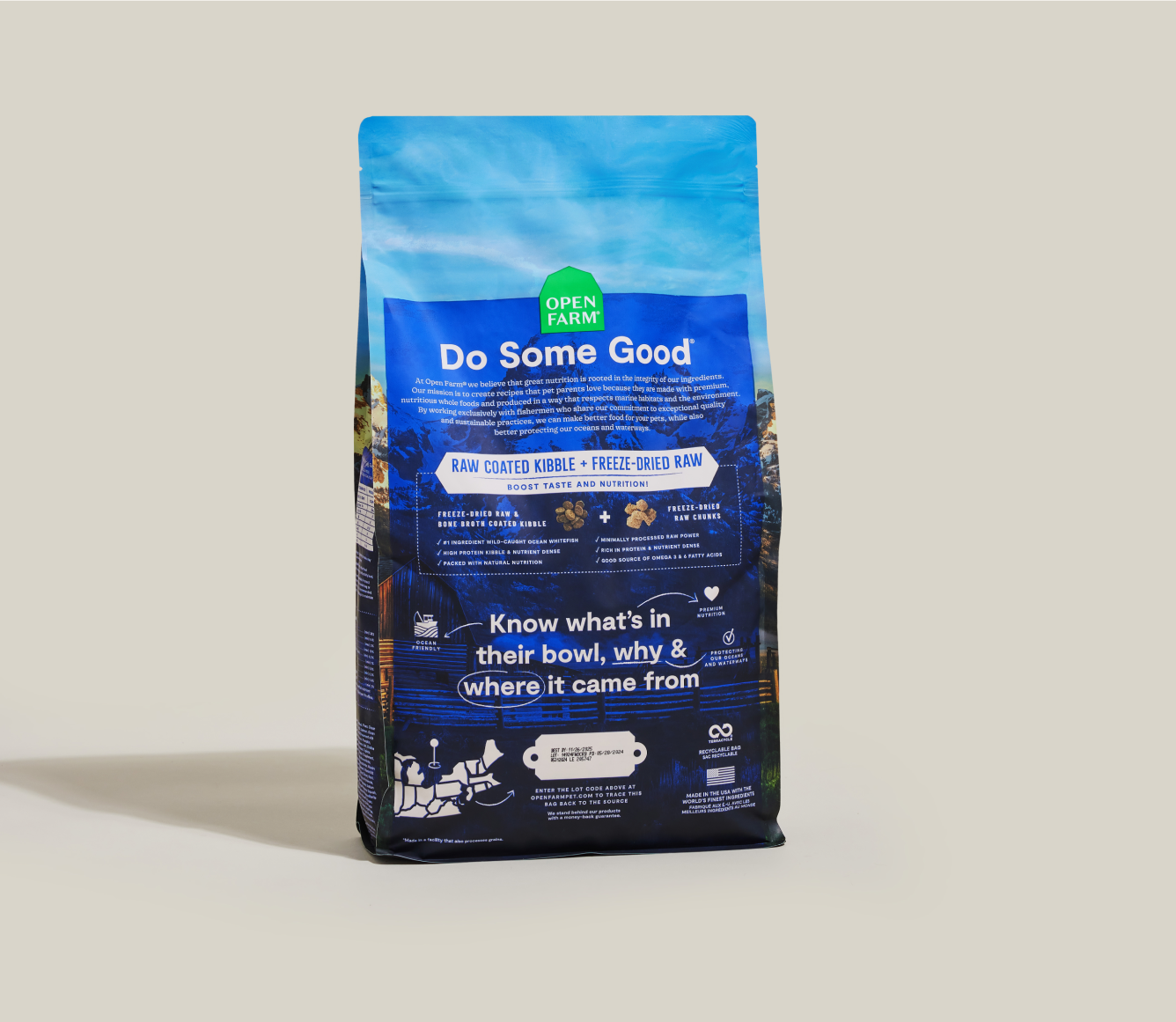 Open Farm RawMix Wild Ocean Grain-Free Cat Kibble