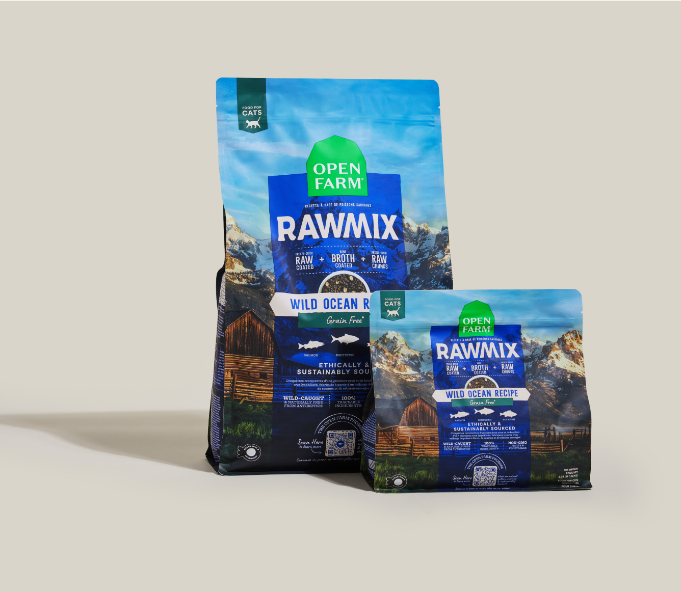 Open Farm RawMix Wild Ocean Grain-Free Cat Kibble