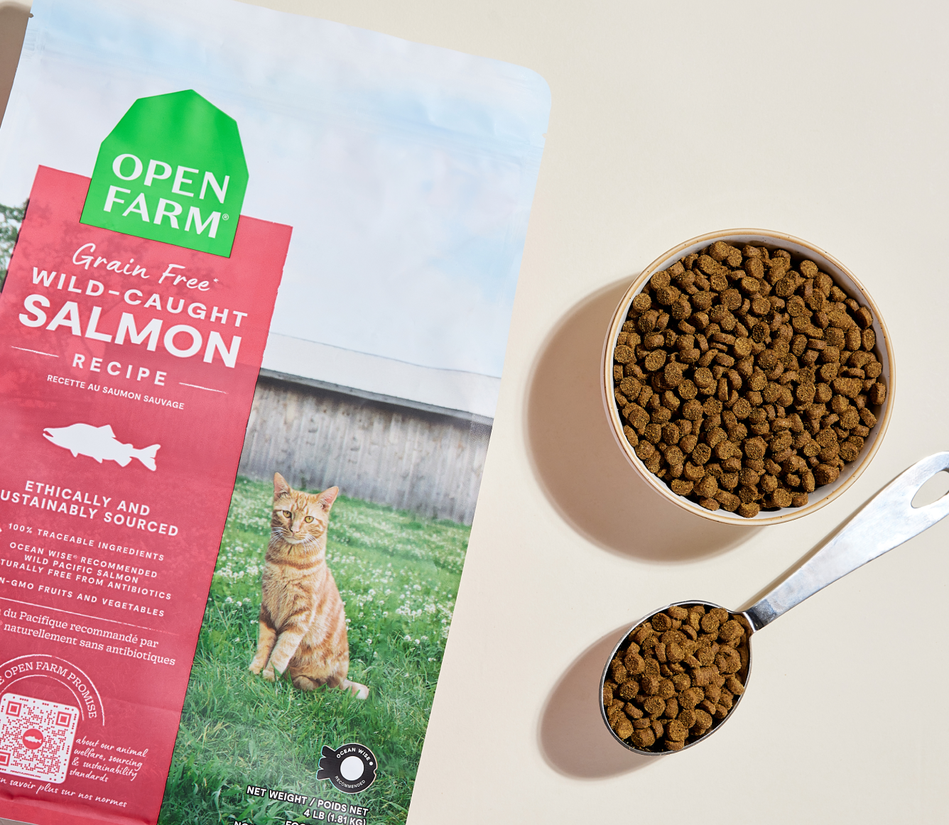 Open Farm Pet Wild-Caught Salmon Grain-Free Cat Kibble