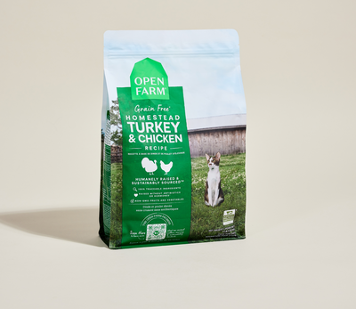 Open Farm Pet Homestead Turkey & Chicken Grain-Free Cat Kibble