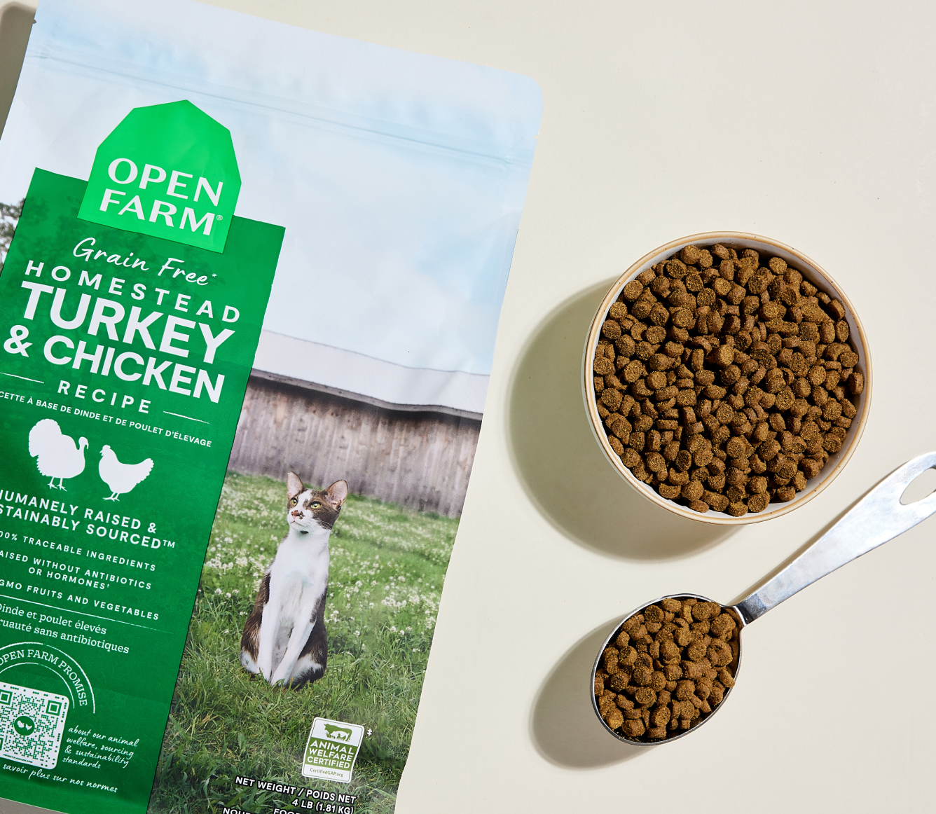 Open Farm Pet Homestead Turkey & Chicken Grain-Free Cat Kibble
