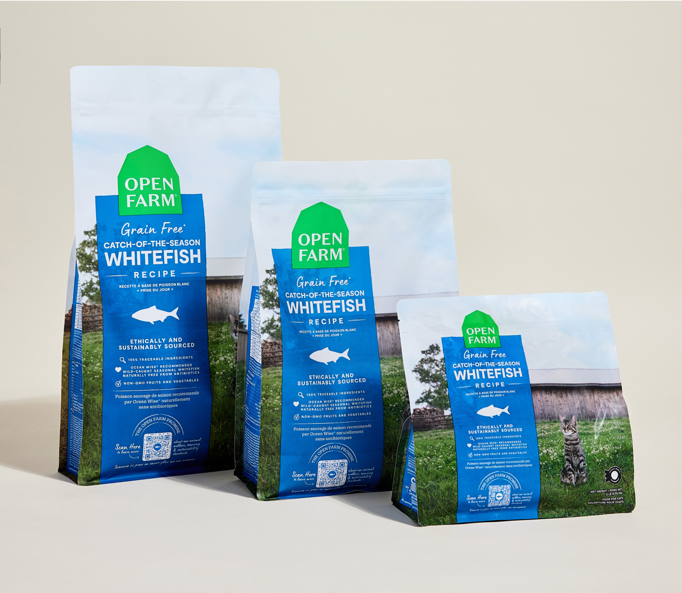 Open Farm Pet Whitefish Grain-Free Cat Kibble