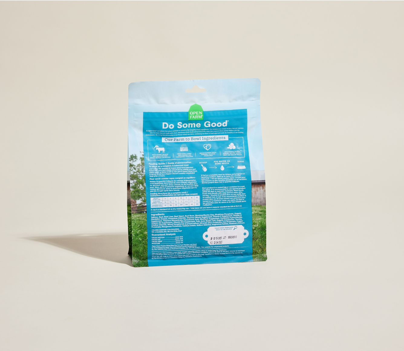 Open Farm Pet Surf & Turf Freeze Dried Raw Morsels for Cats